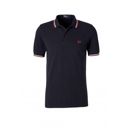 Fred Perry  SLIM FIT TWIN TIPPED | Textil Polo Hombre