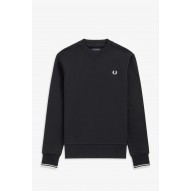 Fred Perry M7535 Azul Marino | Sudadera Cuello Redondo Hombre