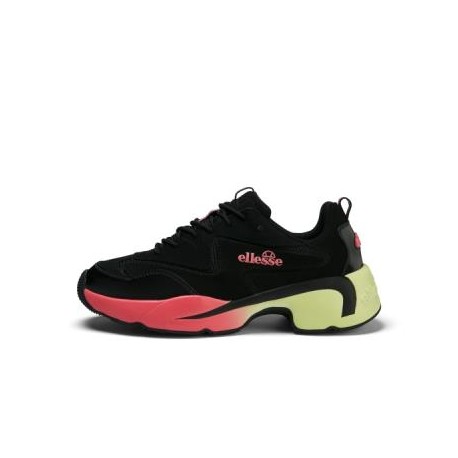Ellesse INDUS GRADIENT SYNT AF Negro/Amarillo | Sneakers Mujer