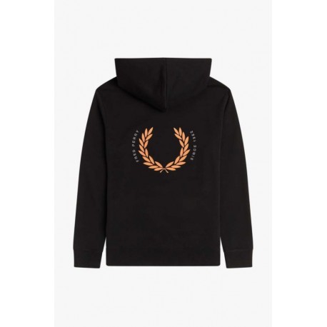 Fred Perry M2645 Negro| Sudadera Hombre