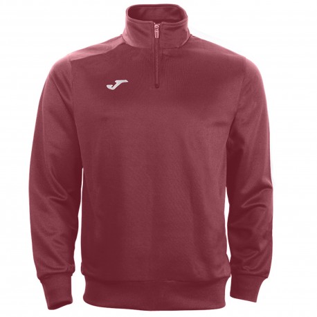 Joma Sudadera Faraon Burdeos Media Cremallera | Hombre