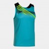 Joma ELITE X SLEEVELESS SHIRT FLUOR TURQUOISE BLACK | Hombre  |  Ref.: 103102.011