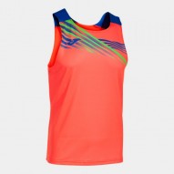 Joma ELITE X SLEEVELESS SHIRT FLUOR CORAL ROYAL | Hombre  |  Ref.: 103102.047