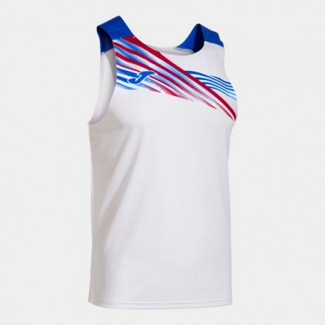 Joma ELITE X SLEEVELESS SHIRT WHITE ROYAL | Hombre  |  Ref.: 103102.207