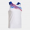 Joma ELITE X SLEEVELESS SHIRT WHITE ROYAL | Hombre  |  Ref.: 103102.207