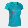 Joma ELITE IX SHORT SLEEVE T-SHIRT TURQUOISE | Mujer |  Ref.: 901647.725