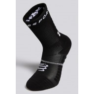 Compressport  Pro Marathon Socks V2.0 Negro/Blanco | Calcetín Unisex