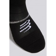 Compressport  Pro Marathon Socks V2.0 Negro/Blanco | Calcetín Unisex