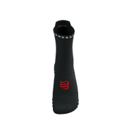 Compressport  Pro Racing Socks V4.0 Run High Negro/Blanco | Calcetín Unisex