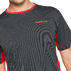 Camiseta Ritsem - Antracita/Rojo | Oferta ahora