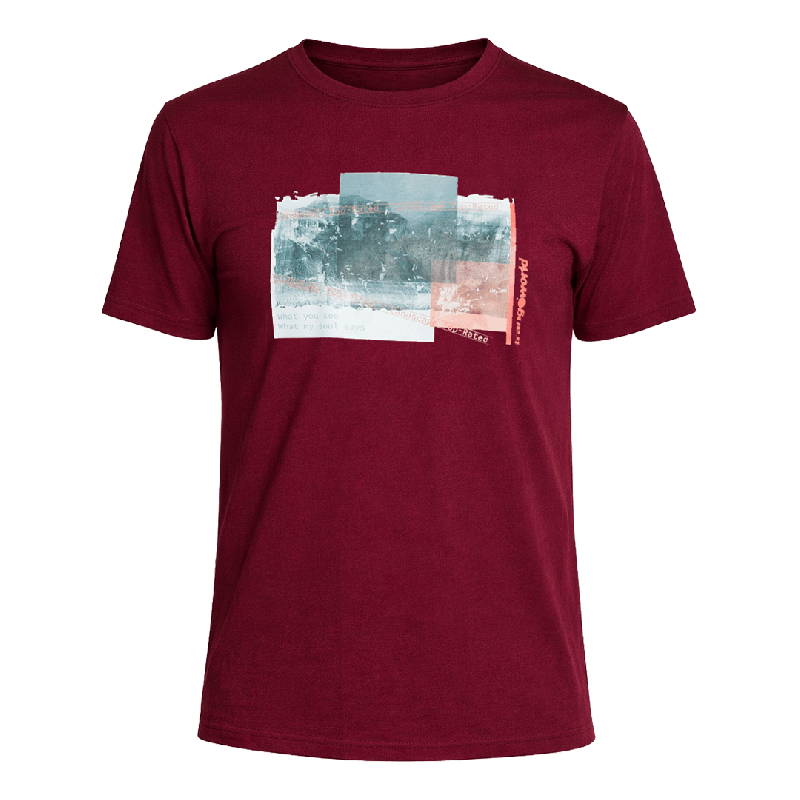 Camiseta Mackay - Burdeos | Oferta ahora