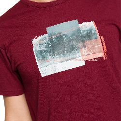 Camiseta Mackay - Burdeos | Oferta ahora
