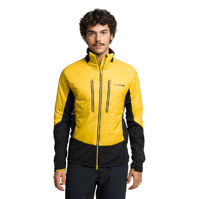 Chaqueta Veymont - Mostaza/Negro | Oferta ahora