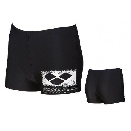 ARENA BAÑADOR MINISHORT SCRATCHY JUNIOR NEGRO