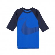 Nike Camiseta Swim Hydroguard Half Sleeves niño azul